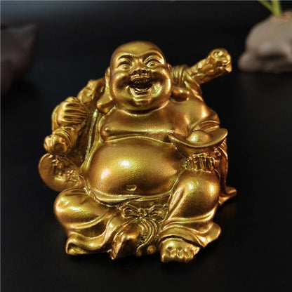 Golden Prosperity: Laughing Buddha for Wealth & Joy