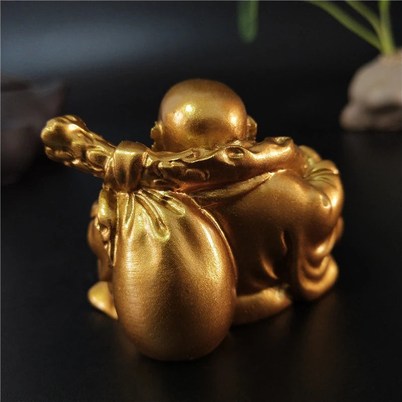 Golden Prosperity: Laughing Buddha for Wealth & Joy