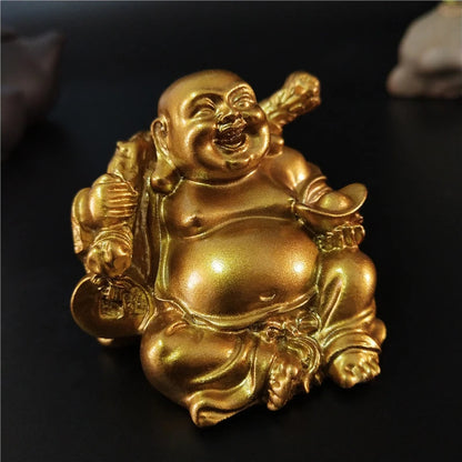 Golden Prosperity: Laughing Buddha for Wealth & Joy