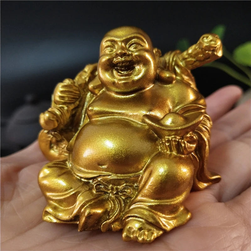 Golden Prosperity: Laughing Buddha for Wealth & Joy