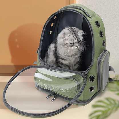 Transparent Portable Pet Backpack