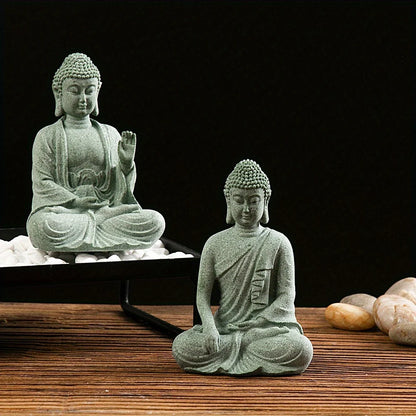 Tiny Thai Temple: Miniature Buddha for Aquariums & Desktops