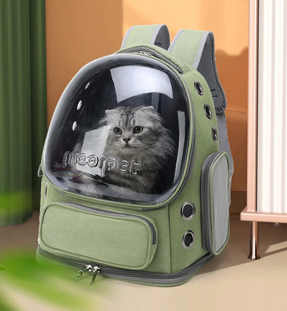 Transparent Portable Pet Backpack