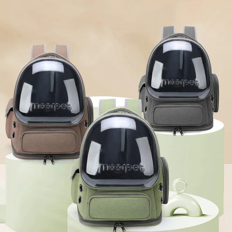 Transparent Portable Pet Backpack