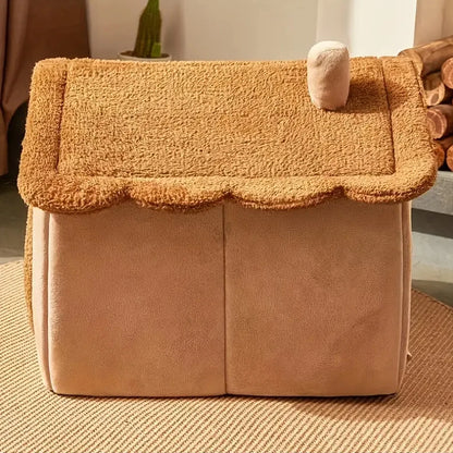 Cozy folding pet house: The perfect shelter for your furry friend