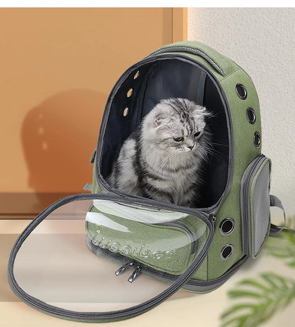 Transparent Portable Pet Backpack