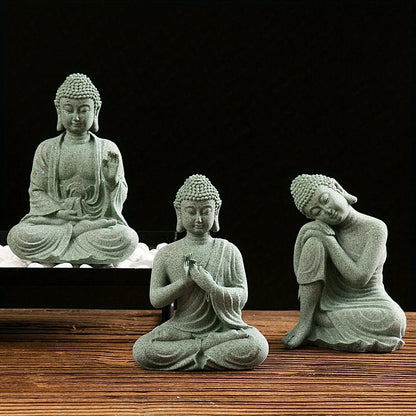 Tiny Thai Temple: Miniature Buddha for Aquariums & Desktops